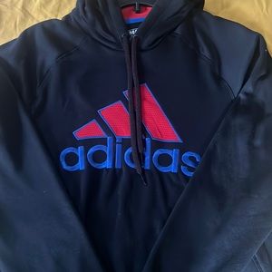 Adidas Ultimate Hoodie Red, Blue and Black Brand New